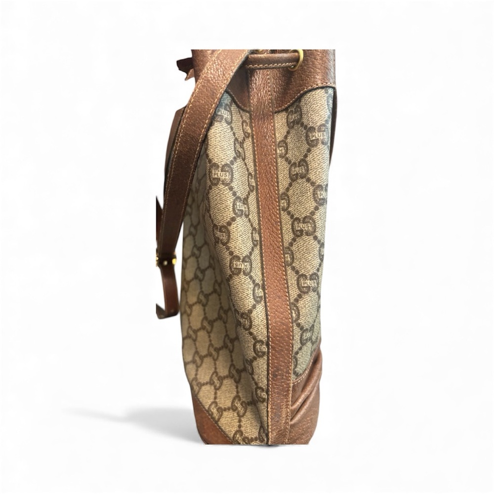 👜 Vintage Gucci Plus GG Monogram Bucket Bag - Picture 9 of 15
